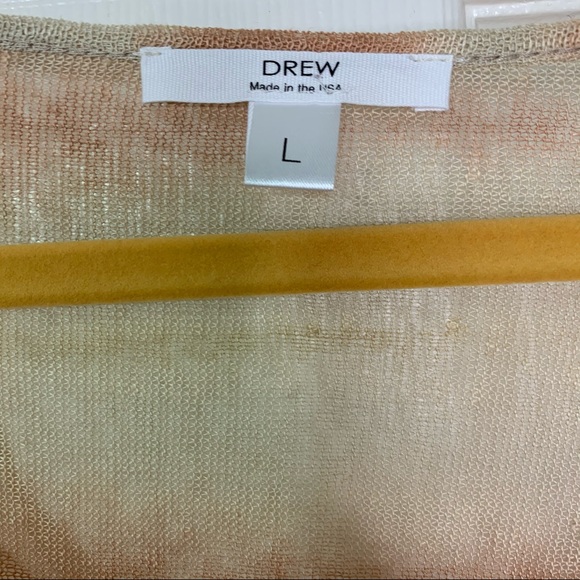 Drew Anthro LS V-Neck Semi-Sheer Sweater - Picture 5 of 6